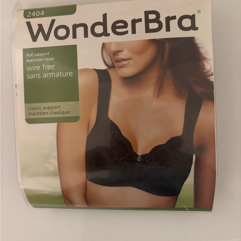 Wonderbra Classic Black Wire-Free Bra